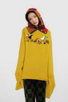 YANYAN KNITS Fall/Winter 2025 Pullover Sweater YYK-YYW25-1322-HUANG Yellow (YYW25-1321 YYW25-1322)